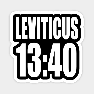 Leviticus 13:40 Magnet