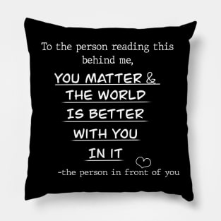 Suicide Awareness Pillow