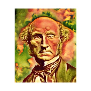 John Stuart Mill Snow Portrait | John Stuart Mill Artwork 14 T-Shirt
