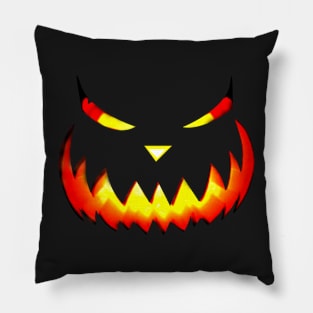 halloween pumpkin smiley face Pillow