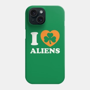 St. Patrick’s Day Alien Funny Irish UFO Sci Fi Phone Case