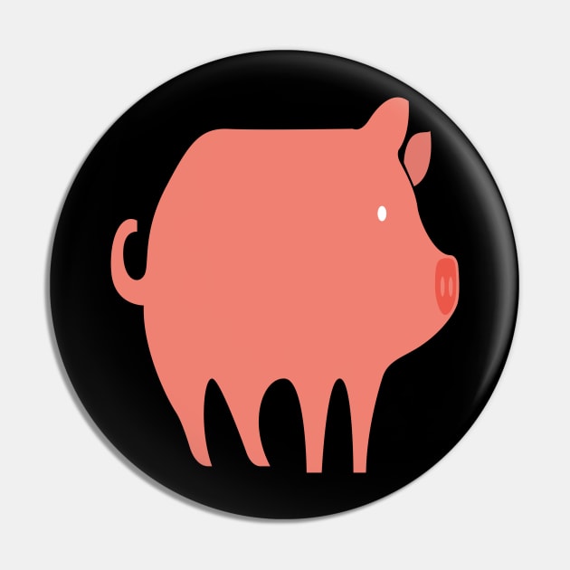 fat piggy Pin by FromBerlinGift