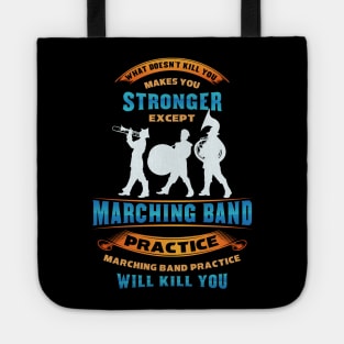 Funny Marching band shirts Tote