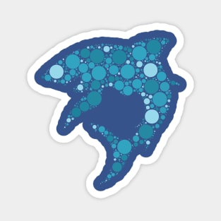 Polka Dot Shark International Dot Day  2 Magnet