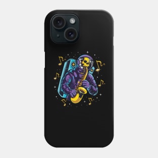 music skeleton Phone Case