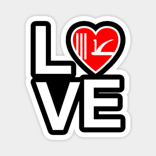 Love For Kashmir - Kashmir Flag Heart Shaped Magnet