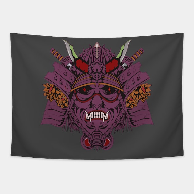 Samurai warior Tapestry by Kecer