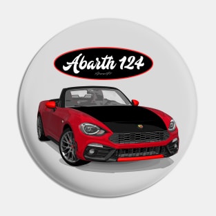 ABARTH 124 Rosso Pin