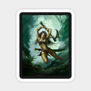 Amazon Warrior Magnet