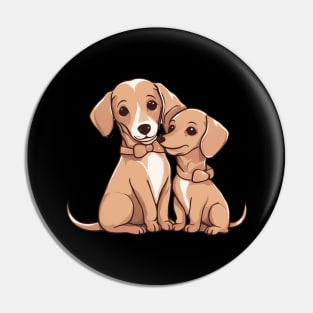 Golden Dachshund Pin