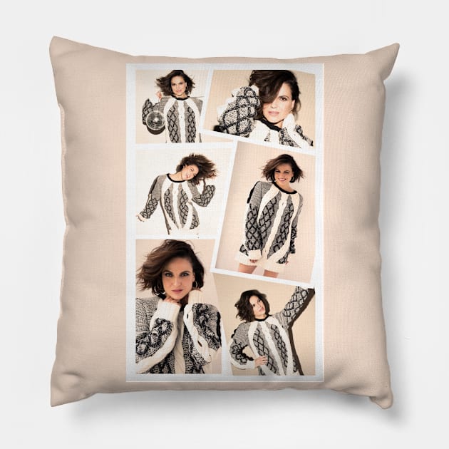 Lana Parrilla photoshoot Pillow by willow141