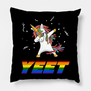 Cute Unicorn dab dance Pillow