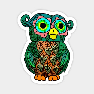 Weird Owl Magnet