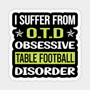 Obsessive Love Table Football Soccer Foosball Magnet