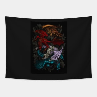 Elemental Dragons Tapestry