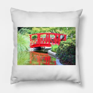 Red Bridge Pillow