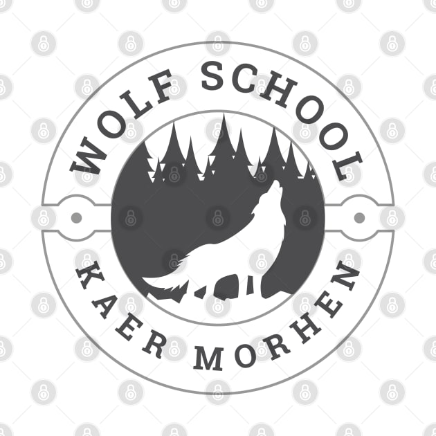 Wolf School - Kaer Morhen II - White - Fantasy by Fenay-Designs