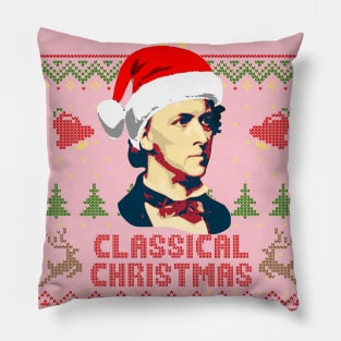 Frederick Chopin Classical Christmas Pillow