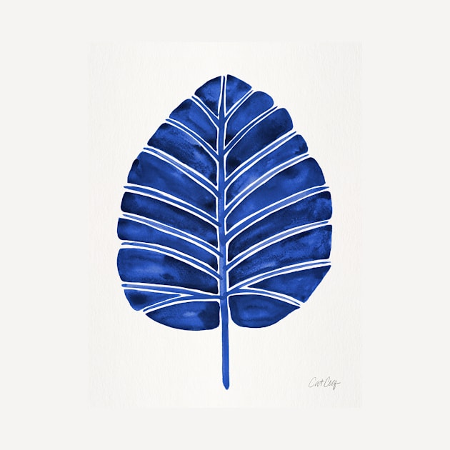 Navy Alocasia by CatCoq