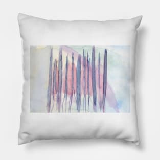 Pastel Colors Abstract. Watercolor Abstract Painting Pillow