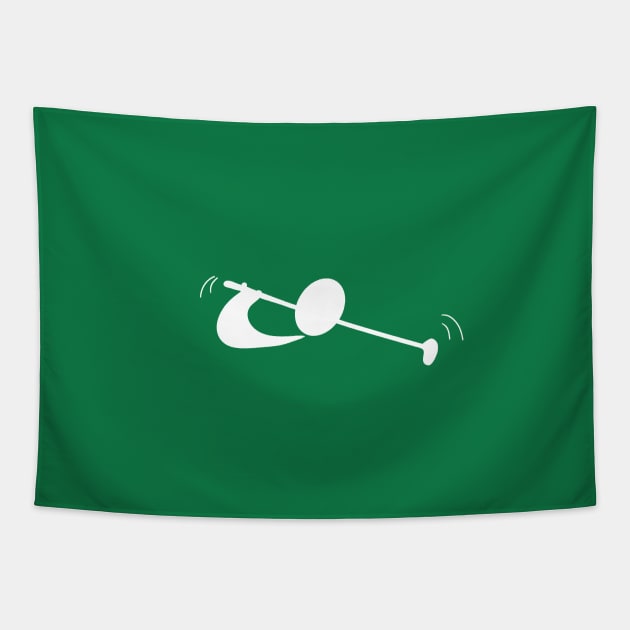 Golf logo Tapestry by pepques