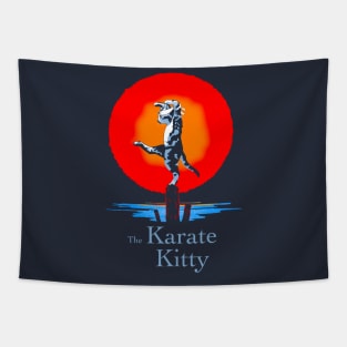 Karate Kitty Tapestry