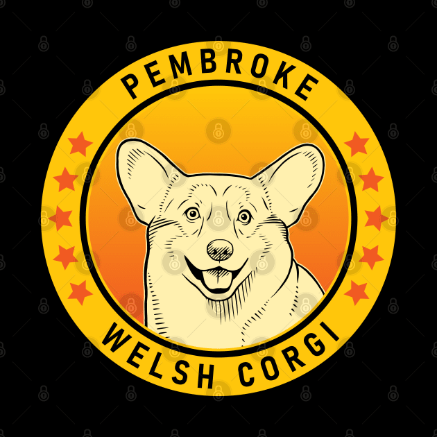 Pembroke Welsh Corgi Dog Portrait by millersye