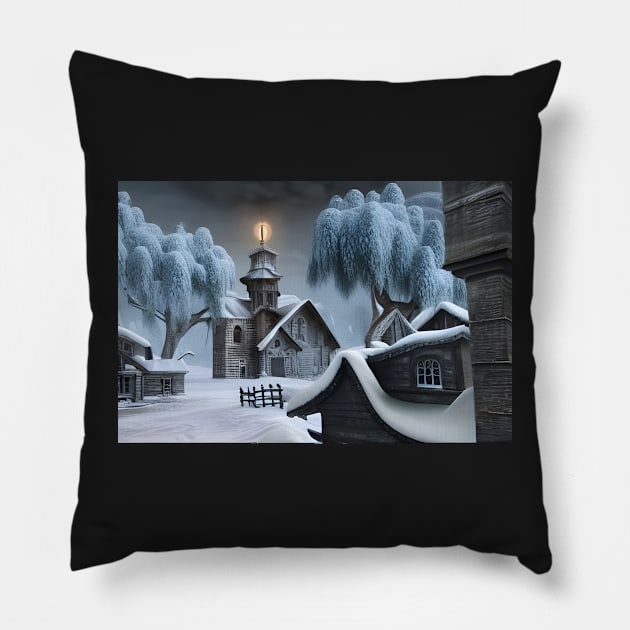 Winter is coming... Pillow by FineArtworld7