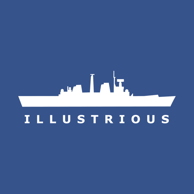 HMS Illustrious (R06) by The Warshipologist