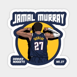 Jamal Murray Comic Style Art Magnet