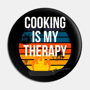 Cooking is my Therapy Pin