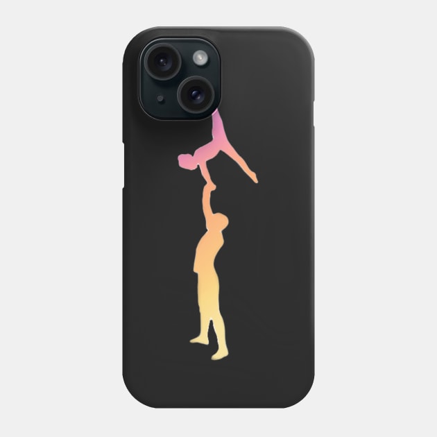 A mixed pair doing planche Phone Case by artsyreader