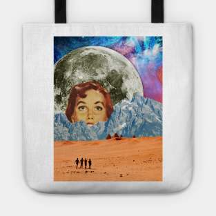 Moon Safari - Surreal/Collage Art Tote