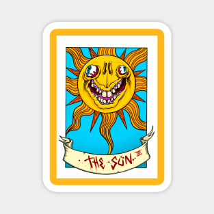 The sun tarot Magnet