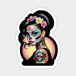 Catrina  - Dia De Los Muertos Magnet