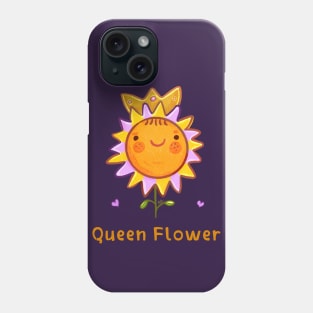 Cheerful Sunflower Queen Phone Case