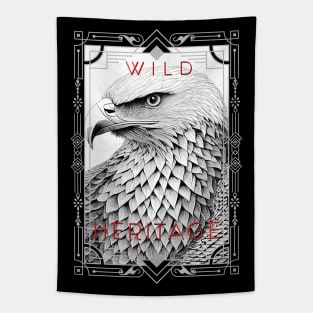 Eagle Bald Eagle Wild Nature Illustration Line Epic Illustration Line Art Tapestry