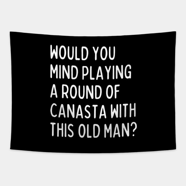 Would you mind playing a game of canasta? Tapestry by mksjr