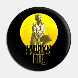 Lauryn Hill Bootleg Halftone Pin