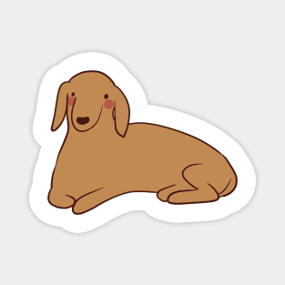 Dachshund illustration Magnet