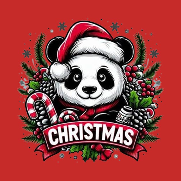 Panda merry christmas by World Famous Pandas