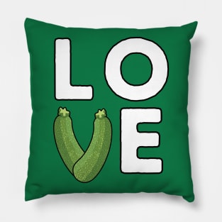 I Love Zucchini Zucchini Lover Pillow