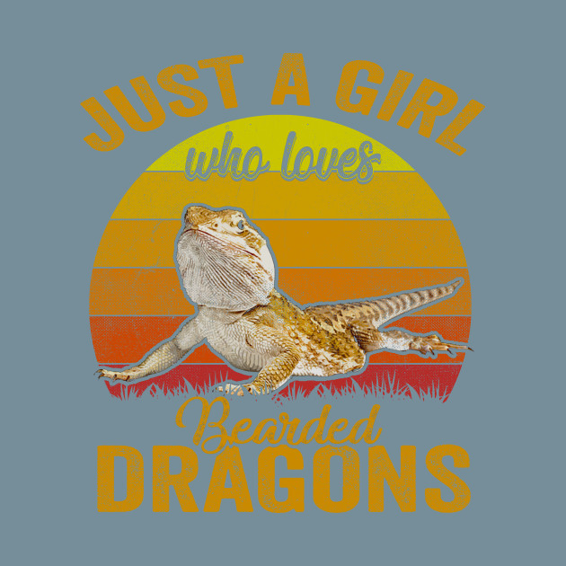 Disover Funny Cute Just a Girl Who Loves Bearded Dragons - Just A Girl Who Loves Bearded Dragons - T-Shirt