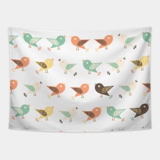 Assorted birds pattern Tapestry