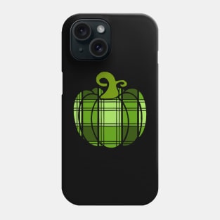 Green Plaid Pumpkin Phone Case