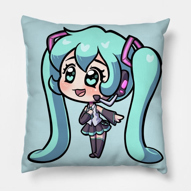 Hatsune Miku 2020 - Vocaloid Pillow by Miss_Akane