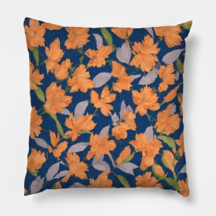 Chromatic Botanic Abstraction #16 Pillow