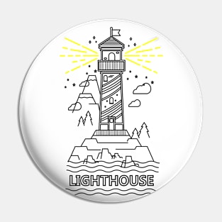 Lighthouse Monoline Pin
