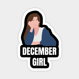 Birthday Gifts for Women December Women December Beautiful Girl Magnet