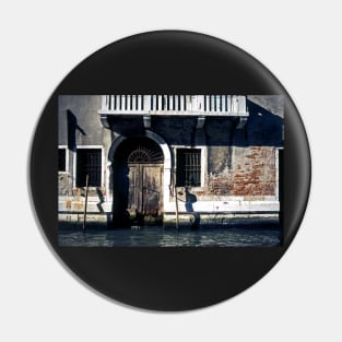 Venice, Italy - Waterfront Doorway Pin